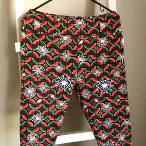 Lularoe Christmas TC Leggings